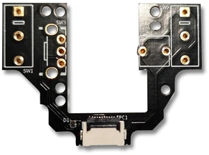 Hokeyio Hot-Swap Micro Switch PCB Kit for Logitech G Pro X Superlight 2 (GPX2SE &GPX2C & GPX2DEX & GPX2) Mice  ENIG Gold Pads, 6-Claw Clamps | Fix Double-Click & Customize Clicks