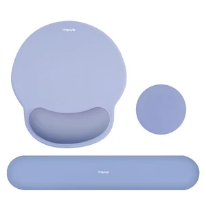 MOSISO Wrist Rest Support for Mouse Pad&Keyboard Set, Stone Blue | Circle Curved Ergonomic Mousepad Non-Slip Base Home/Office Pain Relief&Easy Typing Pad with Soft Cloth&Silicone Lining MOSISO Wrist Rest Support for Mouse Pad&Keyboard Set, Stone Blue | Circle Curved Ergonomic Mousepad Non-Slip Base Home/Office Pain Relief&Easy Typing Pad with Soft Cloth&Silicone Lining
