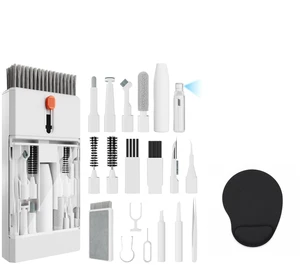 Office Desk Cleaning Bundle - Computer Cleaning - Wrist Rest Mouse Pad | Electronics Cleaning Kit - Device Cleaning Kit - Ergonomic Mouse Pad - Workspace Hygiene - Office Workers - Soft Bristles Office Desk Cleaning Bundle - Computer Cleaning - Wrist Rest Mouse Pad | Electronics Cleaning Kit - Device Cleaning Kit - Ergonomic Mouse Pad - Workspace Hygiene - Office Workers - Soft Bristles