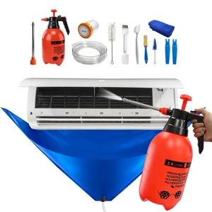 Cestluck 13PCS Mini Split Cleaning Kit with 2L High Pressure Sprayer | Deep Cleaning Air Conditioner Professional AC Cleaning Kit With Waterproof PVC Cleaning Cover and Drain Hose, Large Cestluck 13PCS Mini Split Cleaning Kit with 2L High Pressure Sprayer | Deep Cleaning Air Conditioner Professional AC Cleaning Kit With Waterproof PVC Cleaning Cover and Drain Hose, Large
