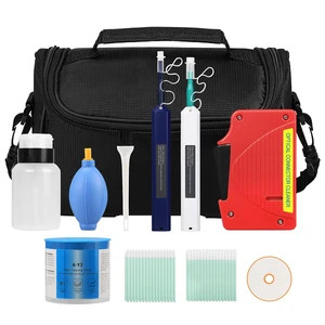 Fiber Optic Cleaning kit with SC 2.5mm Interface/LC1.25mm Interface Fiber Optic Cleaning Pen, Cleaning Box Clean dust-Free Paper,Suitable for SC/FC/ST/LC Plug end Cleaning kit Fiber Optic Cleaning kit with SC 2.5mm Interface/LC1.25mm Interface Fiber Optic Cleaning Pen, Cleaning Box Clean dust-Free Paper,Suitable for SC/FC/ST/LC Plug end Cleaning kit
