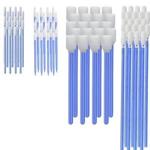 Wellgler's Foam Cleaning Swabs, Lint Free Foam Tip Swabs Kit,for DTF Printer Printhead Maintenance, Electronics, Gun Cleaning, Car Detailing and Cleanroom Use (4Types, 200 Pack)