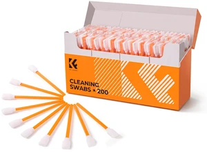 K&F CONCEPT 200 Foam Cleaning Swabs,for Electronics,Camera,Deep Cleaning | Premium Foam Swabs,Strong Adsorption,No Dripping,Long Sturdy Handle,Flexible,Unbreakable,Dual Packaging,Multi-Device Use,MK09 K&F CONCEPT 200 Foam Cleaning Swabs,for Electronics,Camera,Deep Cleaning | Premium Foam Swabs,Strong Adsorption,No Dripping,Long Sturdy Handle,Flexible,Unbreakable,Dual Packaging,Multi-Device Use,MK09