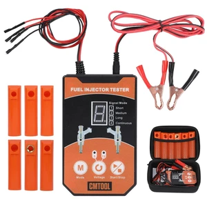 CMTOOL Fuel Injector Tester and Cleaner Tool Kit, Upgraded 6 Cleaning Adapters & 8 Pulse Modes, DIY Tool, Car Fuel Injector Cleaner Kit, 5V/12V Output Voltage Level CMTOOL Fuel Injector Tester and Cleaner Tool Kit, Upgraded 6 Cleaning Adapters & 8 Pulse Modes, DIY Tool, Car Fuel Injector Cleaner Kit, 5V/12V Output Voltage Level