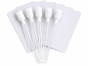 UBICON ACL001 Cleaning Kit for Evolis Zenius and Primacy Card Printers | 5 Adhesive Cleaning Cards and 5 Cleaning Swabs | Routine Printer Maintenance UBICON ACL001 Cleaning Kit for Evolis Zenius and Primacy Card Printers | 5 Adhesive Cleaning Cards and 5 Cleaning Swabs | Routine Printer Maintenance