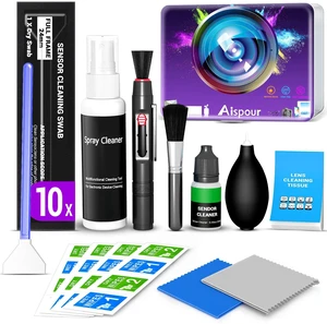 Camera Lens Cleaning Kit with Pro 10x Sensor Swabs, Sensor Cleaner, Compatible with Canon, Nikon, Sony mirrorless DSLR Camera (Enhanced Version) Camera Lens Cleaning Kit with Pro 10x Sensor Swabs, Sensor Cleaner, Compatible with Canon, Nikon, Sony mirrorless DSLR Camera (Enhanced Version)