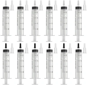 PATIKIL DTF Syringes Printer Cleaning Kits 20ML DTF Syringes 12Pcs | with 12 White/Black Caps and Adapters No Needle for Printer Nozzle Ink Line Flushing Bubble Removal PATIKIL DTF Syringes Printer Cleaning Kits 20ML DTF Syringes 12Pcs | with 12 White/Black Caps and Adapters No Needle for Printer Nozzle Ink Line Flushing Bubble Removal