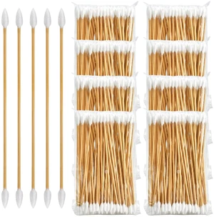 800PCS Gun Cleaning Swabs, FSC Bamboo Handle, 6-Inch Double-Ended | Lin-Free swab for gun cleaning, electronics, cameras, crafts, and household use; ideal for small areas, and detailed cleaning 800PCS Gun Cleaning Swabs, FSC Bamboo Handle, 6-Inch Double-Ended | Lin-Free swab for gun cleaning, electronics, cameras, crafts, and household use; ideal for small areas, and detailed cleaning