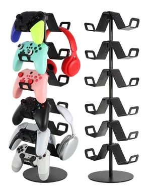 zmgnnd Gamer Gift,6-Tier Controller Headphone Stand Desktop,Ideal Gift for Game Lover - Universal Organizer for Controllers and Gaming Headsets,Unique Present zmgnnd Gamer Gift,6-Tier Controller Headphone Stand Desktop,Ideal Gift for Game Lover - Universal Organizer for Controllers and Gaming Headsets,Unique Present