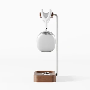 Raico Headphone Stand with Catchall Tray Base Premium Showpiece Headset Holder with Storage Solid Wood (Walnut) Raico Headphone Stand with Catchall Tray Base Premium Showpiece Headset Holder with Storage Solid Wood (Walnut)