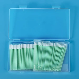 200-Pack Fiber Optic Cleaning Swabs, 1.25mm + 2.5mm for LC/SC/ST Connectors | Lint-free foam tips, securely bonded no residue, fiber ports, camera lenses, precision electronics, craft projects 200-Pack Fiber Optic Cleaning Swabs, 1.25mm + 2.5mm for LC/SC/ST Connectors | Lint-free foam tips, securely bonded no residue, fiber ports, camera lenses, precision electronics, craft projects