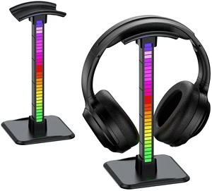 BBMars RGB Headphone Stand,Desk Gaming Headset Holder for Gamers, Black | Voice Control, Multi Color & Dynamic Modes, USB C Charging, No Slip Base for Gaming Room, Table Game & Earphone Accessories BBMars RGB Headphone Stand,Desk Gaming Headset Holder for Gamers, Black | Voice Control, Multi Color & Dynamic Modes, USB C Charging, No Slip Base for Gaming Room, Table Game & Earphone Accessories