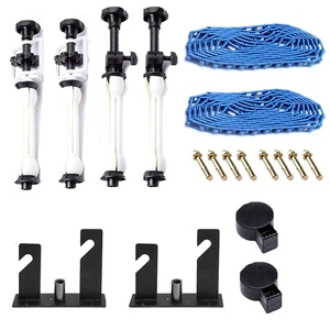 Photography Backdrop Double Roller Wall Mounting Manual Background Support System for Using Light Stand, Including Two Double Hooks, Four Expand Bars, Two Chain, Eight Screws Photography Backdrop Double Roller Wall Mounting Manual Background Support System for Using Light Stand, Including Two Double Hooks, Four Expand Bars, Two Chain, Eight Screws