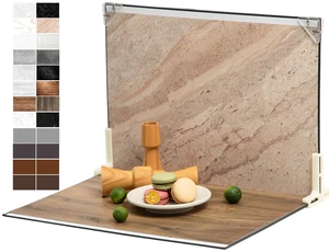 MDAOCRY 16 x 11.5 in Product Photography Backdrops, 12 Sheets, 24 Patterns | Compact Double-Sided Backdrops for Food, Jewelry, Cosmetics, Candles, Crafts and Content Creation MDAOCRY 16 x 11.5 in Product Photography Backdrops, 12 Sheets, 24 Patterns | Compact Double-Sided Backdrops for Food, Jewelry, Cosmetics, Candles, Crafts and Content Creation