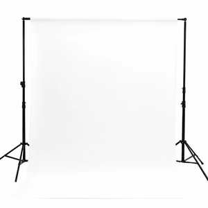 Kate White Photography Backdrop Solid White Photo Background for Portrait | Pure White Cloth For Portraits, Headshots, Product Photos, Videos, Streaming, Parties And Studio Shoots 6ft×9ft