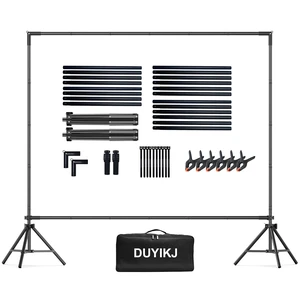 Backdrop Banner Stand 7 * 7.5FT,Heavy Duty Adjustable Background Stand Photo Back Drop and Repeat Backdrop Stand for Trade Show, Party,Wedding Photo Booth with Carrying Bag Backdrop Banner Stand 7 * 7.5FT,Heavy Duty Adjustable Background Stand Photo Back Drop and Repeat Backdrop Stand for Trade Show, Party,Wedding Photo Booth with Carrying Bag