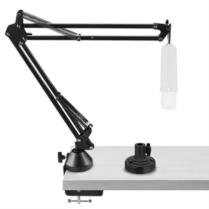 GEEKRIA for Creators Microphone Arm Compatible with Rode NT-USB, NT1-A, NT1, Mic Boom Arm Mount with Table Flange Adapter, Adjustable Suspension Stand, Desk Mount Holder GEEKRIA for Creators Microphone Arm Compatible with Rode NT-USB, NT1-A, NT1, Mic Boom Arm Mount with Table Flange Adapter, Adjustable Suspension Stand, Desk Mount Holder