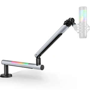 ARES WING Aluminum Low Profile Mic Arm with 20 Mesh RGB Lighting Modes | Adjustable Microphone Boom Arm with 4.4 lbs Load Capacity, 3/8 to 5/8 Adapter, Mic Stand for Gaming Streaming Podcasting ARES WING Aluminum Low Profile Mic Arm with 20 Mesh RGB Lighting Modes | Adjustable Microphone Boom Arm with 4.4 lbs Load Capacity, 3/8 to 5/8 Adapter, Mic Stand for Gaming Streaming Podcasting