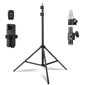 Light Stand for Photography,69in - 86in Portable Extendable Photo Video Tripod Stand,Heavy Duty Light Stand Lighting Tripod with 1/4" Screw for Strobe Light/Webcams/Cameras/Softbo Light Stand for Photography,69in - 86in Portable Extendable Photo Video Tripod Stand,Heavy Duty Light Stand Lighting Tripod with 1/4" Screw for Strobe Light/Webcams/Cameras/Softbo