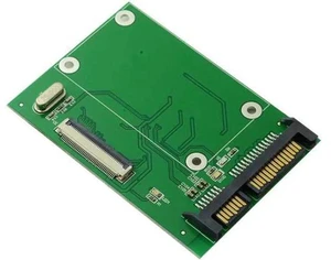 AJMRTC 1.8 Inch CE ZIF 40Pin to SATA Adapter Board, LIF Flat Cable Converter for 1.8" ZIF CE SSD HDD, Convert ZIF CE Hard Drive to Standard SATA Interface AJMRTC 1.8 Inch CE ZIF 40Pin to SATA Adapter Board, LIF Flat Cable Converter for 1.8" ZIF CE SSD HDD, Convert ZIF CE Hard Drive to Standard SATA Interface