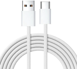 AJMRTC USB-A to USB-C Male Cable, 100cm 5V3A 15W Charging & 480Mbps USB2.0 Data Sync Cord, White Sleeve Type C Cable Compatible with iPhone15/16, Samsung, Huawei, Android Phones, Tablets AJMRTC USB-A to USB-C Male Cable, 100cm 5V3A 15W Charging & 480Mbps USB2.0 Data Sync Cord, White Sleeve Type C Cable Compatible with iPhone15/16, Samsung, Huawei, Android Phones, Tablets