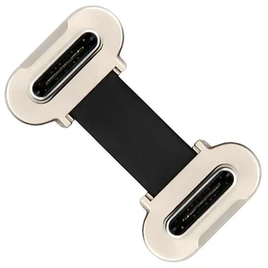 AJMRTC 2CM Ultra Slim Flat USB2.0 USB-C to Dual Angled USB-C Cable, 65W PD Fast Charging & Data Sync Cord, Low Profile Short Flat Cable with Dual Angled Plugs for Laptop, Tablet, Smartphone, USB-C AJMRTC 2CM Ultra Slim Flat USB2.0 USB-C to Dual Angled USB-C Cable, 65W PD Fast Charging & Data Sync Cord, Low Profile Short Flat Cable with Dual Angled Plugs for Laptop, Tablet, Smartphone, USB-C