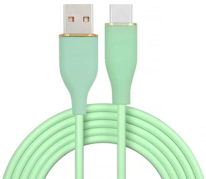 AJMRTC USB 2.0 Type A to USB-C 1M Cable, Liquid Silicone Ultra Soft Cord, 15W Fast Charging & 480Mbps Data Sync, Green Flexible USB-A to Type-C Power Data Cable for Smartphone, Tablet, Laptop, USB-C AJMRTC USB 2.0 Type A to USB-C 1M Cable, Liquid Silicone Ultra Soft Cord, 15W Fast Charging & 480Mbps Data Sync, Green Flexible USB-A to Type-C Power Data Cable for Smartphone, Tablet, Laptop, USB-C