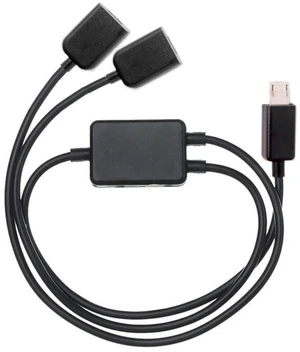 AJMRTC Micro USB Male to Dual Micro USB Female Hub Splitter Cable, 1 Input to 2 Output Micro USB Port Cord, Portable Micro USB Expansion Cable for Laptop, PC, Mouse, Flash Disk and Micro USB Devices AJMRTC Micro USB Male to Dual Micro USB Female Hub Splitter Cable, 1 Input to 2 Output Micro USB Port Cord, Portable Micro USB Expansion Cable for Laptop, PC, Mouse, Flash Disk and Micro USB Devices