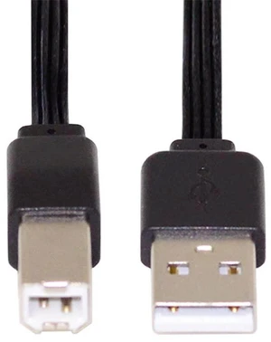 AJMRTC 13cm USB 2.0 Type-A Male to Type-B Male Flat Slim FPC Cable, Thin Flexible FPC Ribbon Cord, 480Mbps Data Transfer Cable for Scanner, Portable Disk, Printer and USB Type-B Devices AJMRTC 13cm USB 2.0 Type-A Male to Type-B Male Flat Slim FPC Cable, Thin Flexible FPC Ribbon Cord, 480Mbps Data Transfer Cable for Scanner, Portable Disk, Printer and USB Type-B Devices