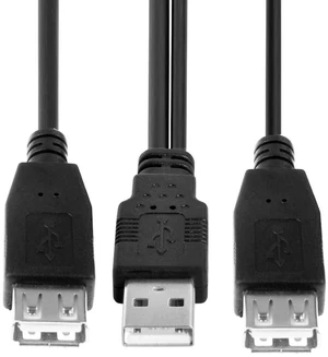 AJMRTC 20cm USB2.0 Male to Dual USB2.0 Type-A Female Extra Power & Data Cable, Dual Connector USB A Splitter Cord, 480Mbps Data Sync for Disk Drive, SSD, Printer, Scanner and USB-A Powered Peripherals AJMRTC 20cm USB2.0 Male to Dual USB2.0 Type-A Female Extra Power & Data Cable, Dual Connector USB A Splitter Cord, 480Mbps Data Sync for Disk Drive, SSD, Printer, Scanner and USB-A Powered Peripherals