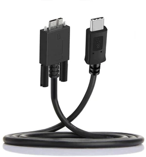 AJMRTC 5Gbps USB-C Type-C Host to Micro USB3.0 Screw Mount Straight Cable, Shielded High Speed Data Cord with Locking Screws for Industrial Camera, Machine Vision and External Storage Devices AJMRTC 5Gbps USB-C Type-C Host to Micro USB3.0 Screw Mount Straight Cable, Shielded High Speed Data Cord with Locking Screws for Industrial Camera, Machine Vision and External Storage Devices