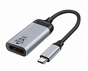AJMRTC USB-C Type C to DisplayPort DP Adapter Cable, 4K@60Hz & 2K@60Hz Video Converter Cord, Type-C to DP Display Adapter for Laptop, Tablet, Smartphone, Monitor, Projector, Ultra HD Visual Transmissi AJMRTC USB-C Type C to DisplayPort DP Adapter Cable, 4K@60Hz & 2K@60Hz Video Converter Cord, Type-C to DP Display Adapter for Laptop, Tablet, Smartphone, Monitor, Projector, Ultra HD Visual Transmissi