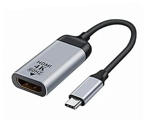 AJMRTC USB-C Type C to HDMI Adapter Cable, 4K@60Hz & 1080P HD Video Converter Cord, Type-C to HDMI HDTV Display Adapter for Laptop, Tablet, Smartphone, Monitor, Projector, Ultra HD Audio Video Output AJMRTC USB-C Type C to HDMI Adapter Cable, 4K@60Hz & 1080P HD Video Converter Cord, Type-C to HDMI HDTV Display Adapter for Laptop, Tablet, Smartphone, Monitor, Projector, Ultra HD Audio Video Output
