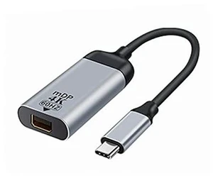 AJMRTC USB-C Type C to Mini DP DisplayPort Cable Adapter, Supports 4K & 2K 60Hz Video Output, Type-C to Mini DisplayPort Converter for Laptop, Tablet, Smartphone, Monitor, Projector AJMRTC USB-C Type C to Mini DP DisplayPort Cable Adapter, Supports 4K & 2K 60Hz Video Output, Type-C to Mini DisplayPort Converter for Laptop, Tablet, Smartphone, Monitor, Projector