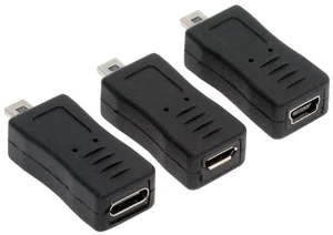 AJMRTC 3Pcs/Set Type-C Micro Mini USB Female to Mini 8P Camera Adapter, Data Sync & Power Charging Converter Compatible with Nikon Coolpix UC-E6 UC-E16 UC-E17 Sony DSC-W Panasonic DMC-S Casio EX-Z Dig AJMRTC 3Pcs/Set Type-C Micro Mini USB Female to Mini 8P Camera Adapter, Data Sync & Power Charging Converter Compatible with Nikon Coolpix UC-E6 UC-E16 UC-E17 Sony DSC-W Panasonic DMC-S Casio EX-Z Dig