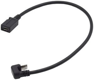 AJMRTC Micro USB 2.0 5Pin Male to Female Extension Cable, Opposite U-Shape Back Angled Micro USB Cord, Support Power Charging & 480Mbps Data Transfer for Laptops, Phones, Security Cameras and Micro AJMRTC Micro USB 2.0 5Pin Male to Female Extension Cable, Opposite U-Shape Back Angled Micro USB Cord, Support Power Charging & 480Mbps Data Transfer for Laptops, Phones, Security Cameras and Micro