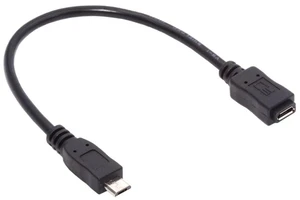 AJMRTC 20cm 5Pin Micro USB 2.0 Full Pin Connected Male to Female Extension Cable, 480Mbps OTG Data & Charging Cord, Compatible with Tablets, Smartphones and Micro USB 5Pin Electronic Devices AJMRTC 20cm 5Pin Micro USB 2.0 Full Pin Connected Male to Female Extension Cable, 480Mbps OTG Data & Charging Cord, Compatible with Tablets, Smartphones and Micro USB 5Pin Electronic Devices