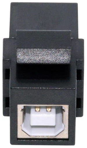 AJMRTC 480Mbps USB2.0 Type A Female to USB Type B Female Keystone Jack Coupler Adapter, Wall Plate Panel Mount USB Inline Connector for Wall Outlet Installation, USB Cable Extension and Built-in Wirin AJMRTC 480Mbps USB2.0 Type A Female to USB Type B Female Keystone Jack Coupler Adapter, Wall Plate Panel Mount USB Inline Connector for Wall Outlet Installation, USB Cable Extension and Built-in Wirin