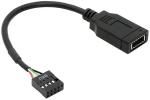 AJMRTC 0.15M USB 2.0 9Pin 10Pin Motherboard Header Male to Single Key-A Type-E USB3.1 Front Panel Socket Extension Cable, Internal PC Conversion Wire for Desktop Chassis DIY Modification and Front Typ AJMRTC 0.15M USB 2.0 9Pin 10Pin Motherboard Header Male to Single Key-A Type-E USB3.1 Front Panel Socket Extension Cable, Internal PC Conversion Wire for Desktop Chassis DIY Modification and Front Typ