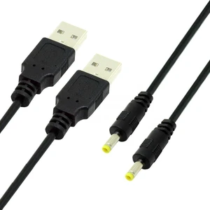 AJMRTC 2Pcs Lot 150cm 24AWG USB2.0 Type-A Male to 4.0x1.7mm DC Round Power Plug Cable, 5V DC Power Cord for LED Strip, Router, CCTV Camera and Small Electronic Devices AJMRTC 2Pcs Lot 150cm 24AWG USB2.0 Type-A Male to 4.0x1.7mm DC Round Power Plug Cable, 5V DC Power Cord for LED Strip, Router, CCTV Camera and Small Electronic Devices