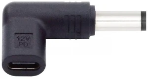 AJMRTC USB 3.1 Type-C Female to DC 12V 5.5x2.1mm Male Plug 90 Degree Angled PD Emulator Trigger Adapter, PD Power Decoy Converter for Router, Mini PC, Monitor, CCTV Camera, LED Strip DC 5.5*2.1mm Powe AJMRTC USB 3.1 Type-C Female to DC 12V 5.5x2.1mm Male Plug 90 Degree Angled PD Emulator Trigger Adapter, PD Power Decoy Converter for Router, Mini PC, Monitor, CCTV Camera, LED Strip DC 5.5*2.1mm Powe
