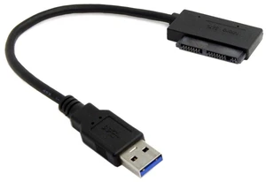 AJMRTC USB3.0 to Micro SATA 7+9 16Pin 90 Degree Angled Adapter Cable 10cm, 1.8 Inch Micro SATA SSD Hard Drive Converter Cord for Data Reading and Transfer AJMRTC USB3.0 to Micro SATA 7+9 16Pin 90 Degree Angled Adapter Cable 10cm, 1.8 Inch Micro SATA SSD Hard Drive Converter Cord for Data Reading and Transfer