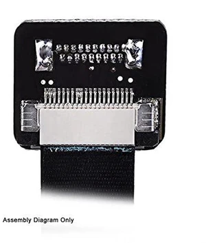 AJMRTC CYFPV Dual 90 Degree Right-Up Angled HDMI Type A Male to Male HDTV FPC Flat Cable 10CM, Flexible Thin FPV HDMI Cable for Multicopter Drone Aerial Photography, Stable HD Video Transmission AJMRTC CYFPV Dual 90 Degree Right-Up Angled HDMI Type A Male to Male HDTV FPC Flat Cable 10CM, Flexible Thin FPV HDMI Cable for Multicopter Drone Aerial Photography, Stable HD Video Transmission