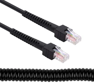 AJMRTC 200CM RJ45 Cat6 8P8C UTP Male to Male Stretch Coiled Ethernet Cable, Retractable Coiled LAN Network Patch Cord, Cat6 UTP Network Cable for Router, Switch, PC and Network Device Connection AJMRTC 200CM RJ45 Cat6 8P8C UTP Male to Male Stretch Coiled Ethernet Cable, Retractable Coiled LAN Network Patch Cord, Cat6 UTP Network Cable for Router, Switch, PC and Network Device Connection