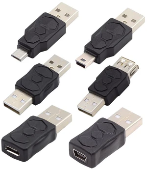 AJMRTC 5Pcs/Lot USB 2.0 OTG Adapter Set, 480Mbps Data Transfer, Micro & Mini USB 5Pin Type-A Male to Female Converter, Supports 5V 2A Power Charging for Android Phones, Tablets & USB Peripherals AJMRTC 5Pcs/Lot USB 2.0 OTG Adapter Set, 480Mbps Data Transfer, Micro & Mini USB 5Pin Type-A Male to Female Converter, Supports 5V 2A Power Charging for Android Phones, Tablets & USB Peripherals