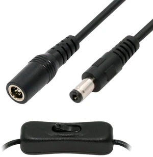 AJMRTC DC Power Extension Cable with On Off Switch Button, 5.5x2.1mm DC Male to Female Barrel Cord, DC Switch Control Cable for 5V Desk Lamp, Cooling Fan, Security Camera and Low Voltage DC Equipment AJMRTC DC Power Extension Cable with On Off Switch Button, 5.5x2.1mm DC Male to Female Barrel Cord, DC Switch Control Cable for 5V Desk Lamp, Cooling Fan, Security Camera and Low Voltage DC Equipment