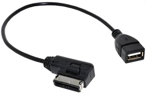 AJMRTC Media In AMI MDI USB AUX Adapter Cable, Car Music Interface Cord for VW Audi 2014 A4 A6 Q5 Q7, Play Music via USB Flash Drive & 3.5mm AUX Input AJMRTC Media In AMI MDI USB AUX Adapter Cable, Car Music Interface Cord for VW Audi 2014 A4 A6 Q5 Q7, Play Music via USB Flash Drive & 3.5mm AUX Input