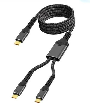 AJMRTC 1.5M USB-C Multi-Function Hub Cable, 140W PD Fast Charging Cord with Dual USB-C Ports, Supports 60W Charging for Laptops, Tablets, Smartphones, USB-C Hubs and Multi-Device Workstation Setups AJMRTC 1.5M USB-C Multi-Function Hub Cable, 140W PD Fast Charging Cord with Dual USB-C Ports, Supports 60W Charging for Laptops, Tablets, Smartphones, USB-C Hubs and Multi-Device Workstation Setups