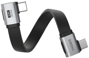 AJMRTC 0.33ft 90 Degree USB4 V2.0 Right Angle USB-C Cable, 80Gbps Data, 8K@60Hz Video, 240W Fast Charging Cord, Compatible with iPhone17 16 15 Pro Max, iPad Pro, Thunderbolt 5 & 4 Devices AJMRTC 0.33ft 90 Degree USB4 V2.0 Right Angle USB-C Cable, 80Gbps Data, 8K@60Hz Video, 240W Fast Charging Cord, Compatible with iPhone17 16 15 Pro Max, iPad Pro, Thunderbolt 5 & 4 Devices