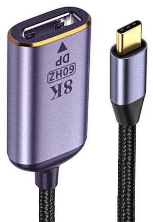 AJMRTC USB-C to DP Female Cable, USB4 Type-C Source to DisplayPort Female Cord, 8K@60Hz UHD & 4K Video Wire, DP Alt Mode Required for USB-C Laptop, Connect to DP Monitor, Projector Display AJMRTC USB-C to DP Female Cable, USB4 Type-C Source to DisplayPort Female Cord, 8K@60Hz UHD & 4K Video Wire, DP Alt Mode Required for USB-C Laptop, Connect to DP Monitor, Projector Display